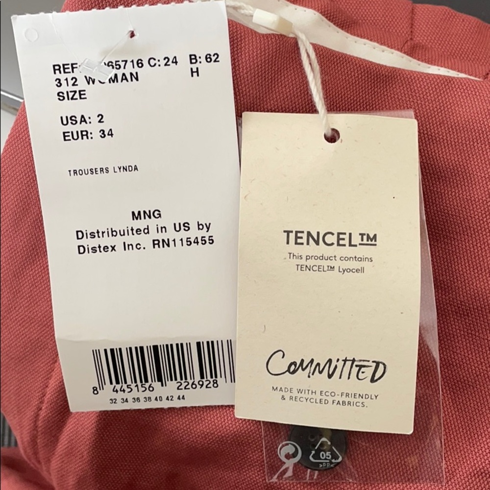 Mango Lynda Cotton Palazzo Trousers - Picture 8 of 8